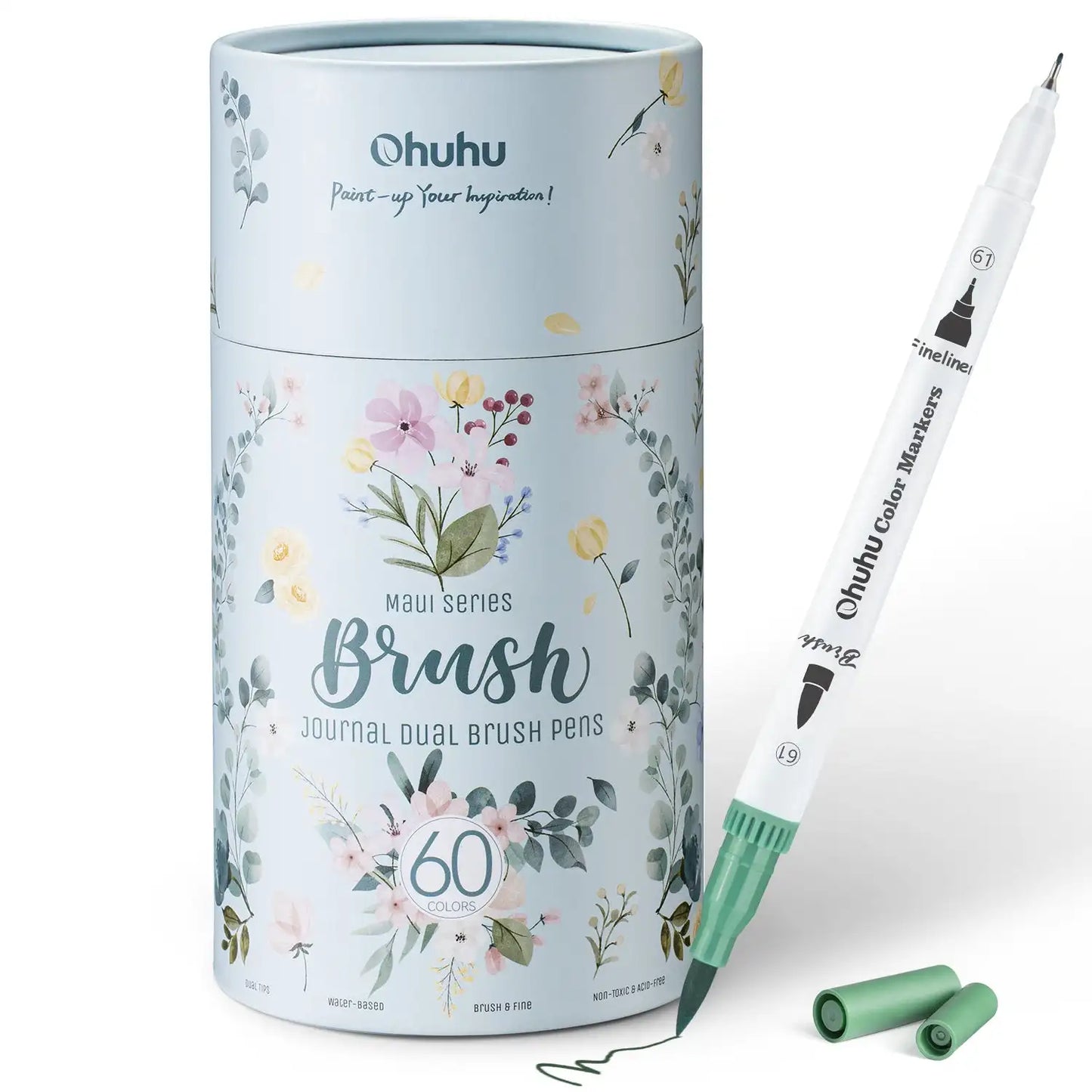 Ohuhu Art Markers Dual Tips Line Marker Set