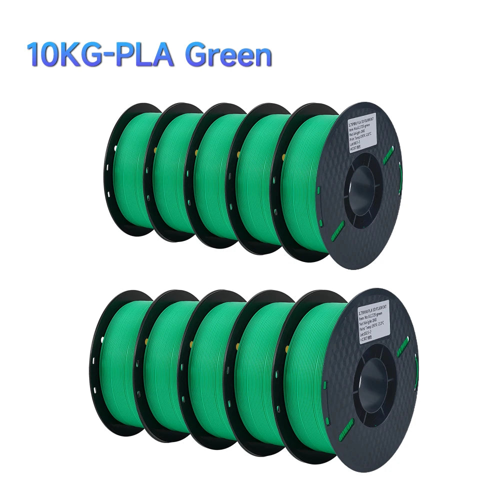 10KG PLA PETG Filament for 3D Printer Filament 1KG/Roll 1.75MM