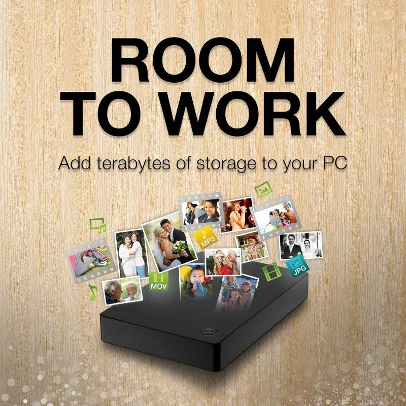 Portable 5TB External Hard Drive HDD for PC, Mac, PS4, & Xbox