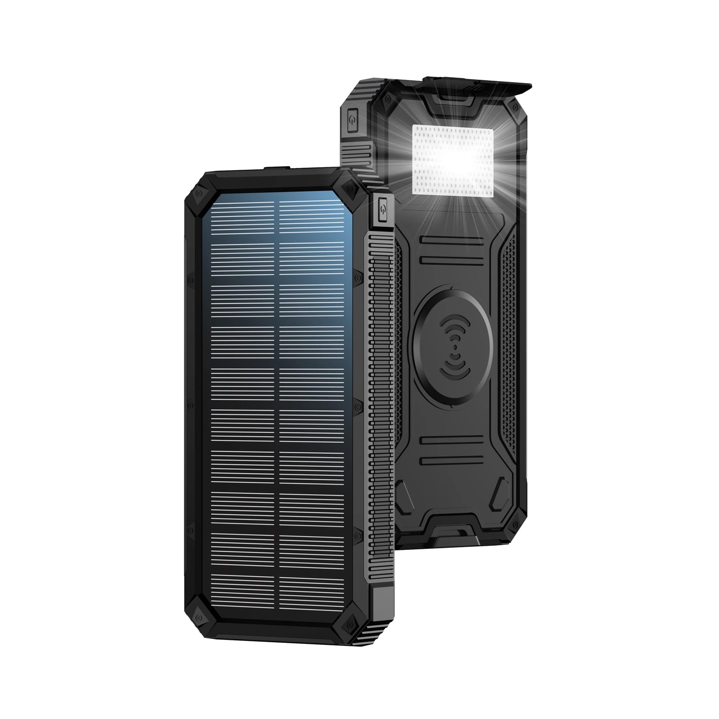 20000mAh Solar Power Bank with Wireless Charging