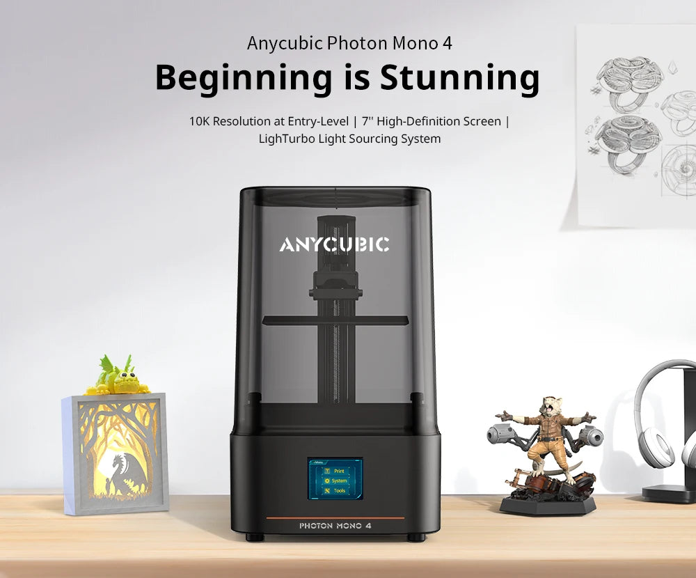 ANYCUBIC Photon Mono 4 LCD 3D Printer