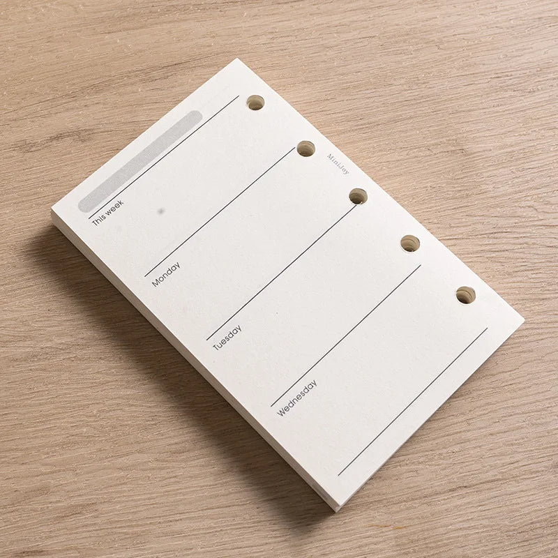 Refillable Dot Grid & Lined Paper Journal Notebook