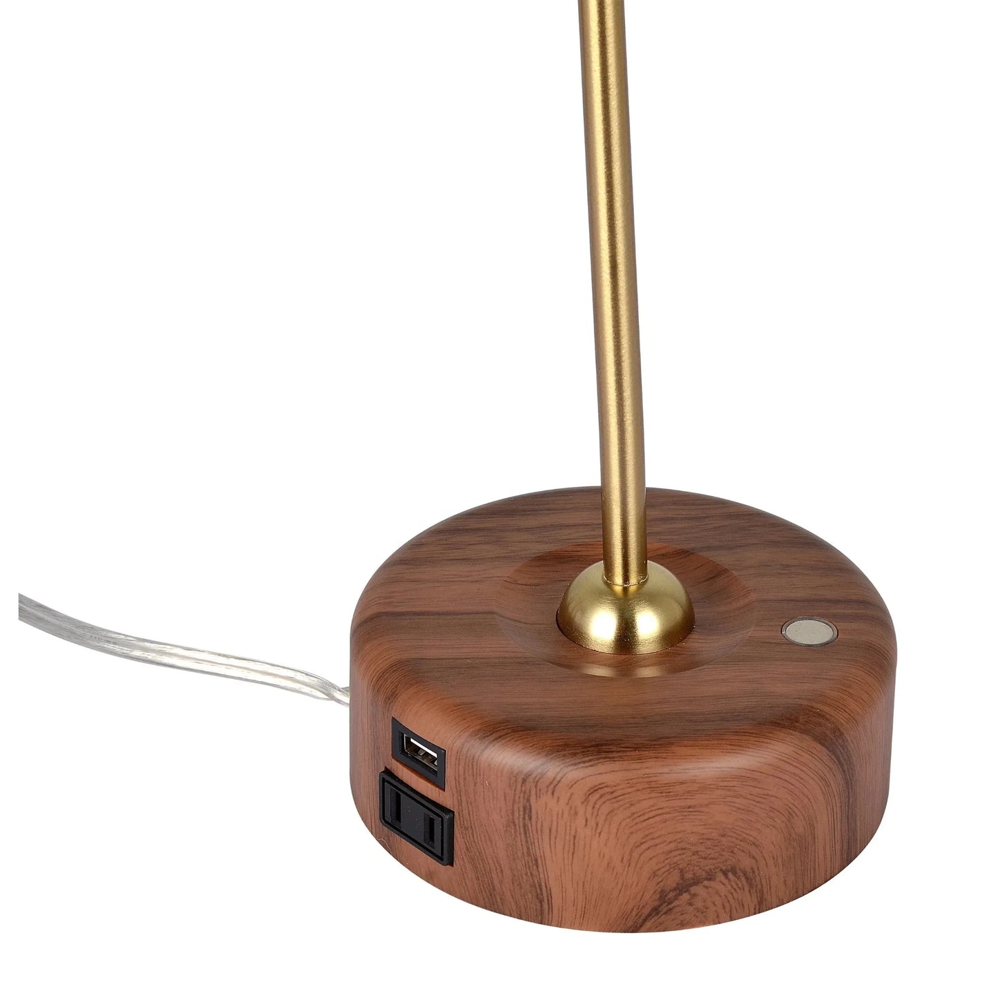 LED Wood Look Finish Desk Lamp
