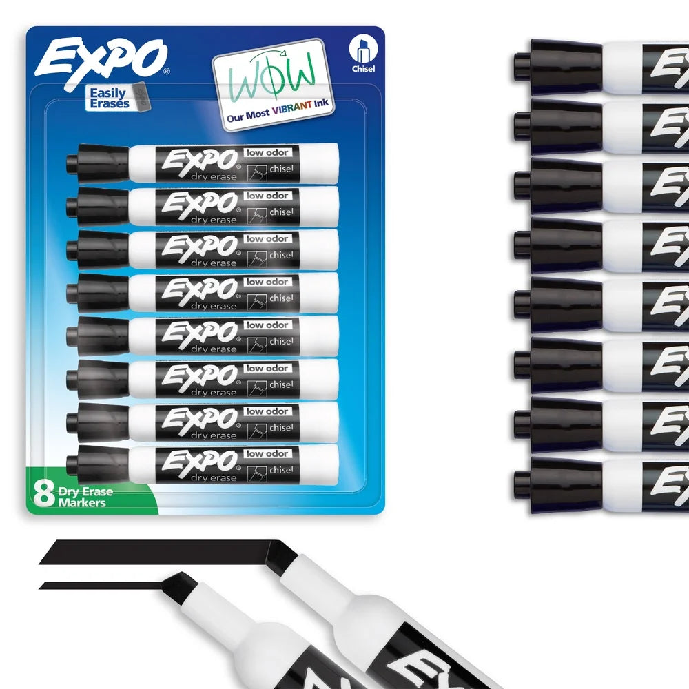 Dry Erase Markers Chisel Tip 8 Count