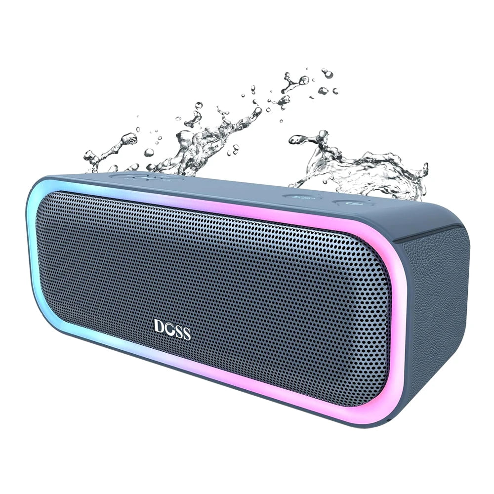 DOSS Bluetooth 5.0 Speaker Powerful 20W Stereo Sound Extra Bass Wireless
