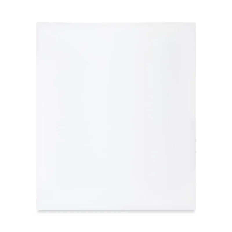 0.5" Durable Poly Binder, 3-Ring, White, 11" x 11.75"