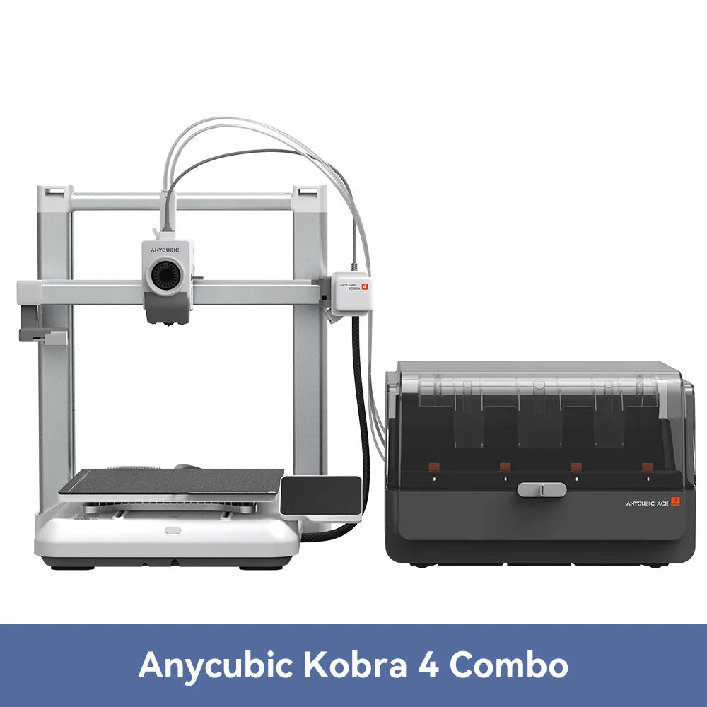 ANYCUBIC Kobra 4/Kobra 4 Combo 600mm/s Fast Printing 3D Printer