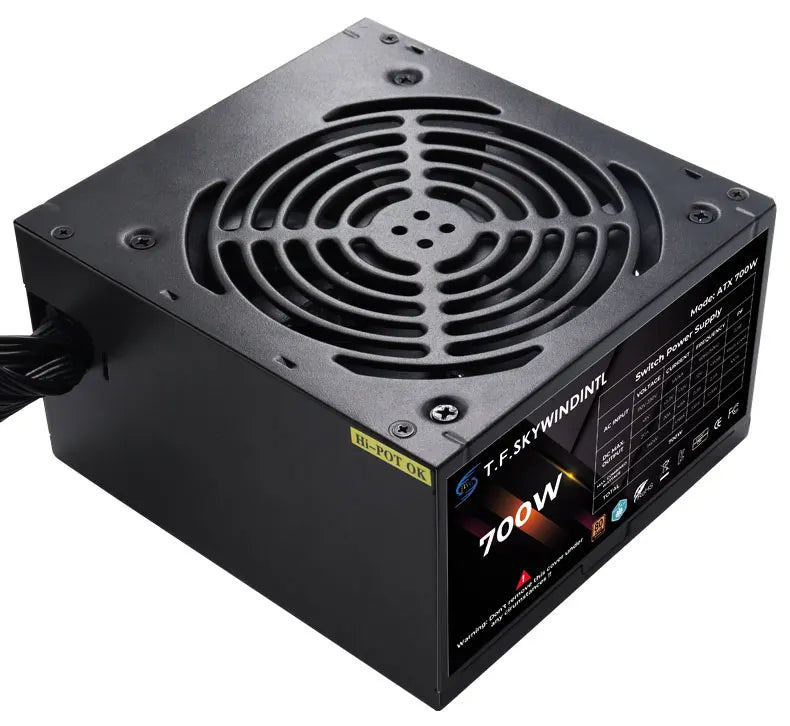 T.F.SKYWINDINTL PC PSU Power Supply 700W RGB 120mm Fan