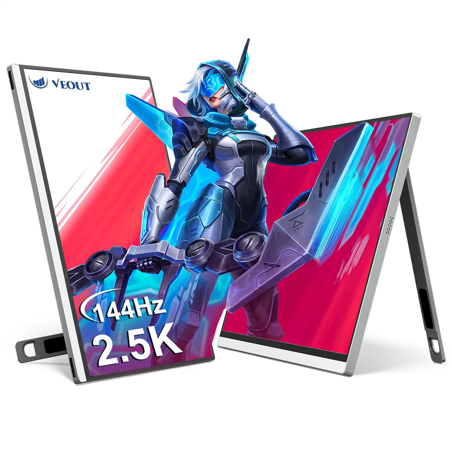 16 inch 2.5K 144Hz Portable Gaming Monitor,2560x1600 100% sRGB