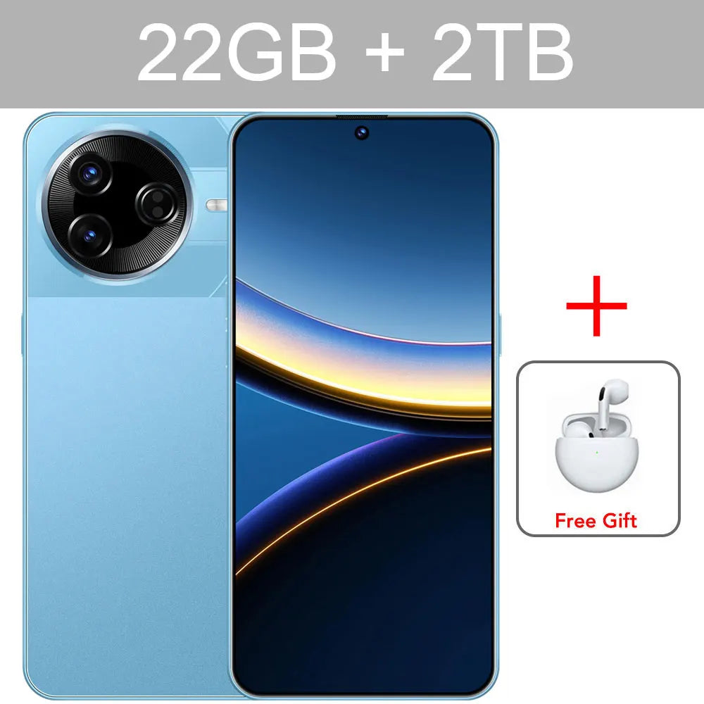 2025 F7 Ultra Smartphone Android 15 22GB+2TB 7800mAh