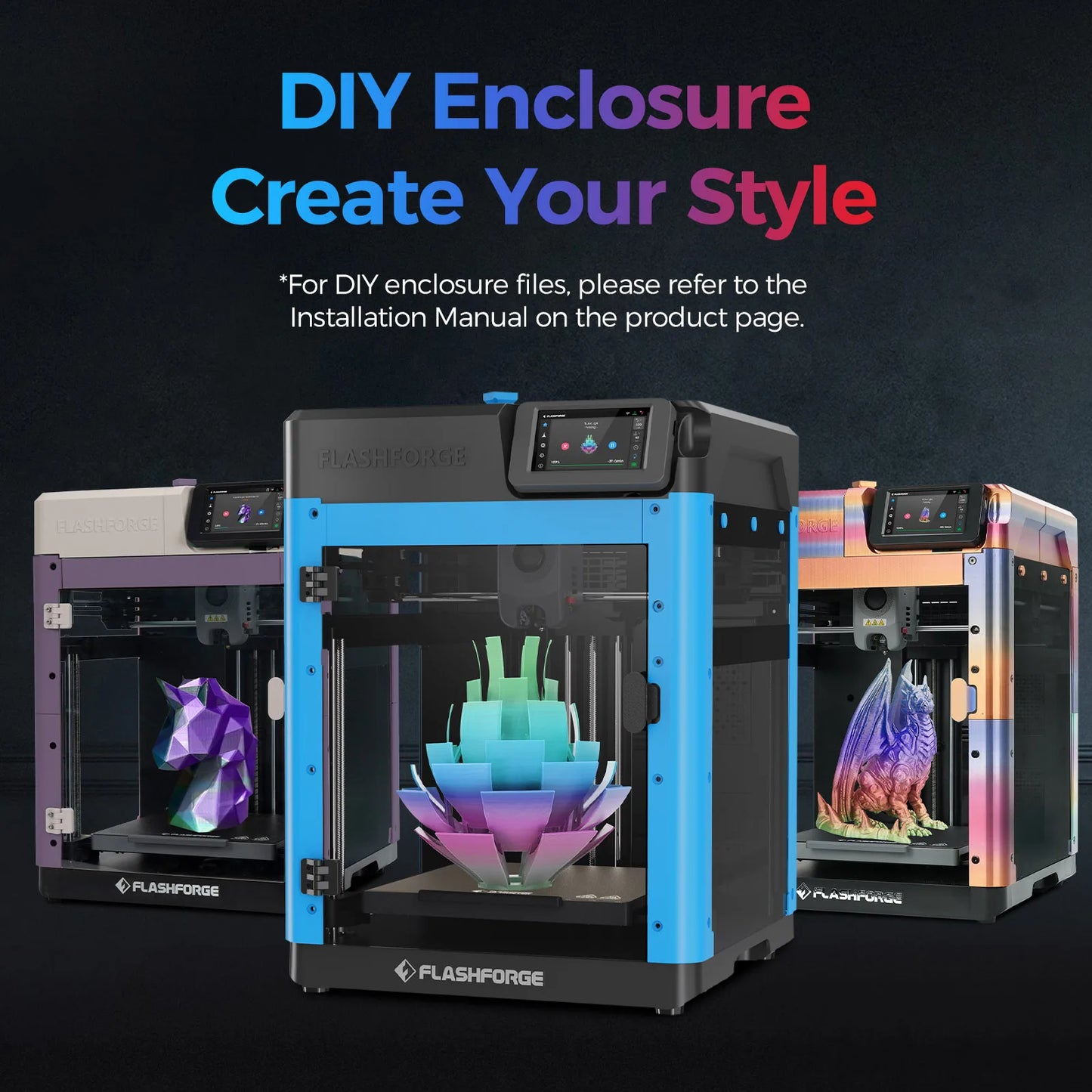FLASHFORGE Adventurer 5M 3d Printer Max 600mm/s