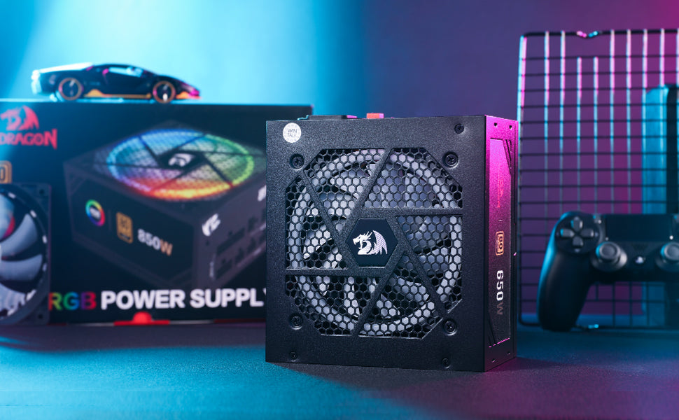 Redragon RGPS-650W 80+ Gold ATX Fully Modular Power Supply