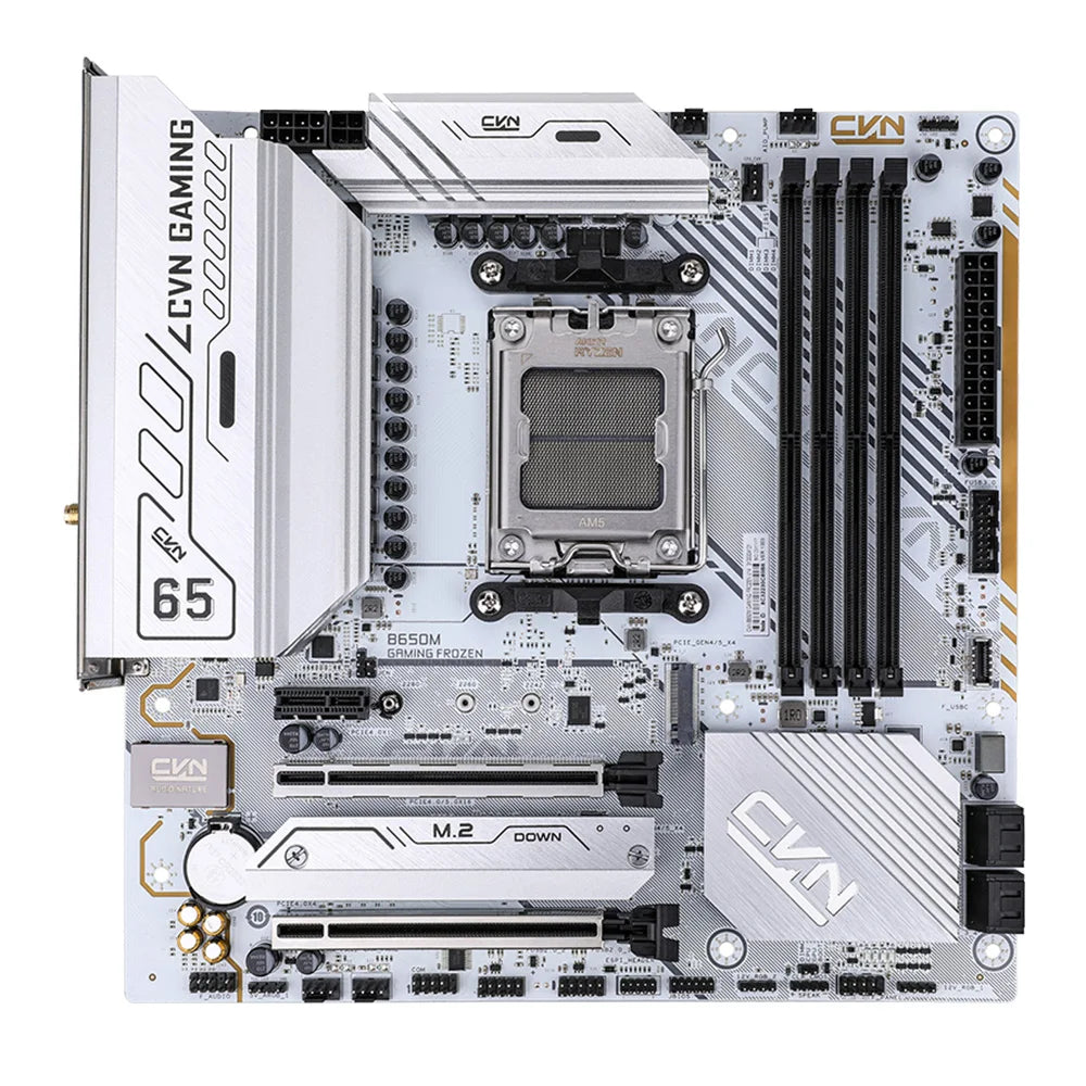 Colorful White CVN B550M GAMING FROZEN V15 2.5G Motherboard DDR4