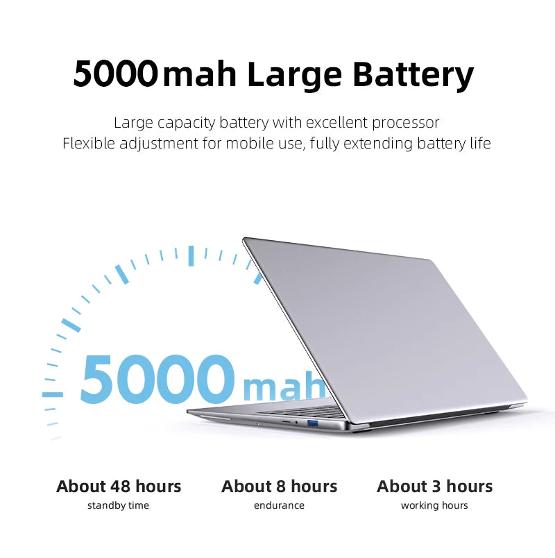 New Laptop Computer Windows 11 Pro Intel Atom A3950 12GB RAM