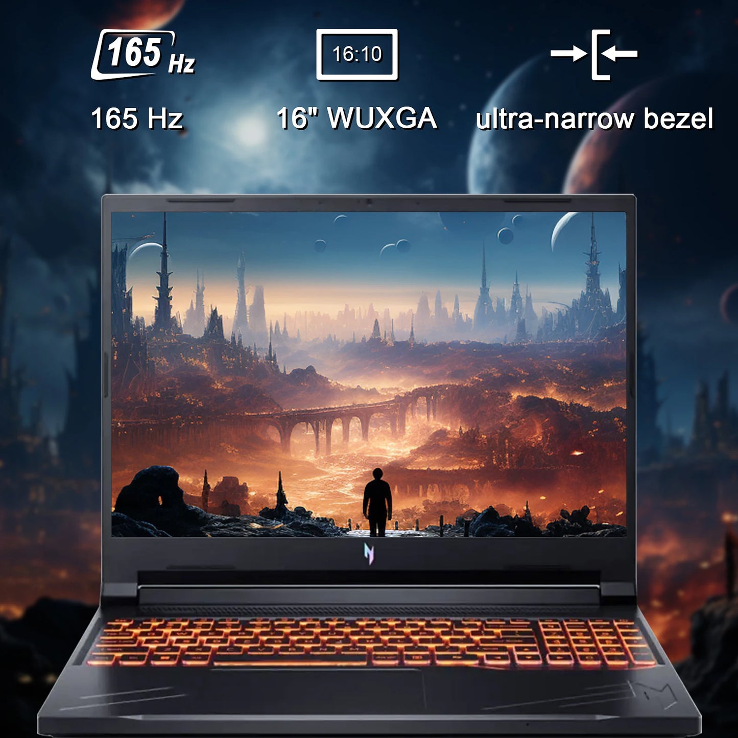 acer Nitro V 16'' Gaming Laptop, AMD Ryzen 7 8845HS, RTX 4060 140W