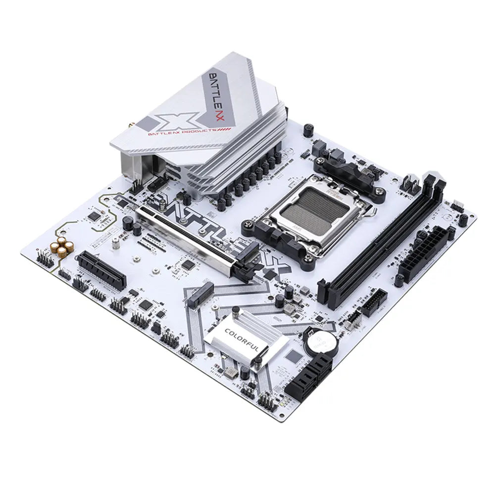 Colorful White BATTLE-AX B650M-GHA WIFI V14 Motherboard DDR5 RAM