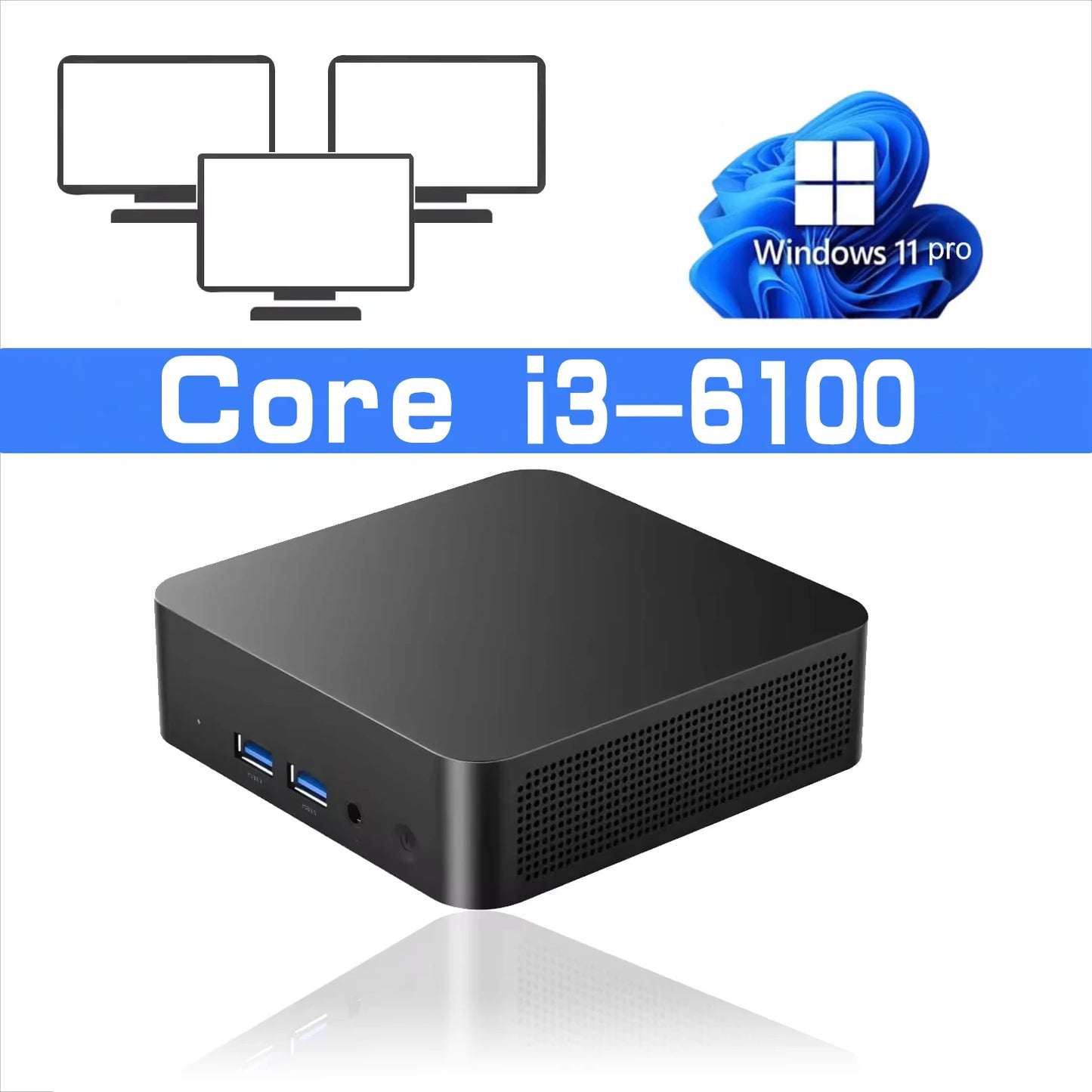 2025 Portable i9 Mini PC Computer Windows 11 Intel Core i9 8950HK 16GB 1TB