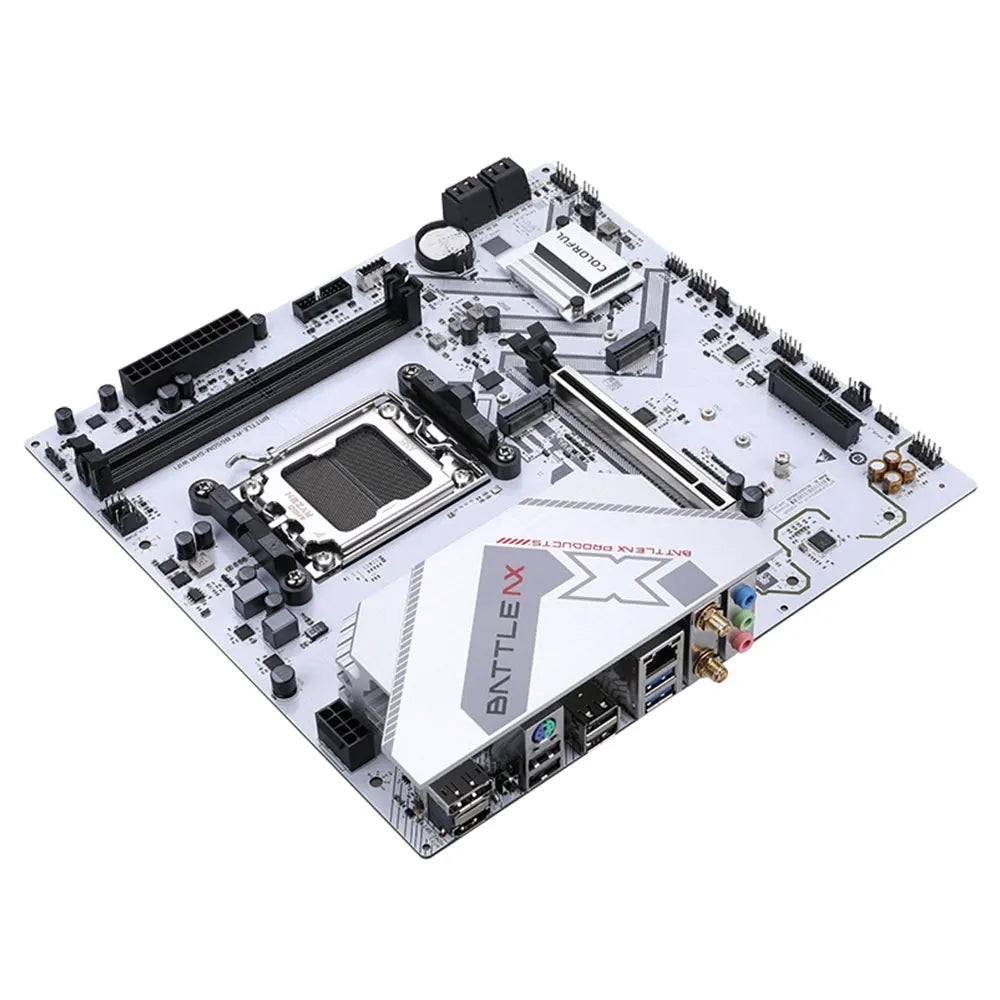 Colorful White BATTLE-AX B650M-GHA WIFI V14 Motherboard DDR5 RAM