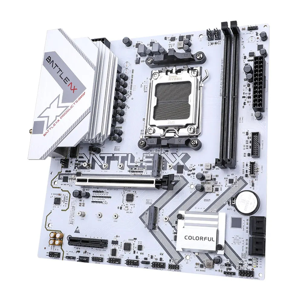 Colorful White BATTLE-AX B650M-GHA WIFI V14 Motherboard DDR5 RAM