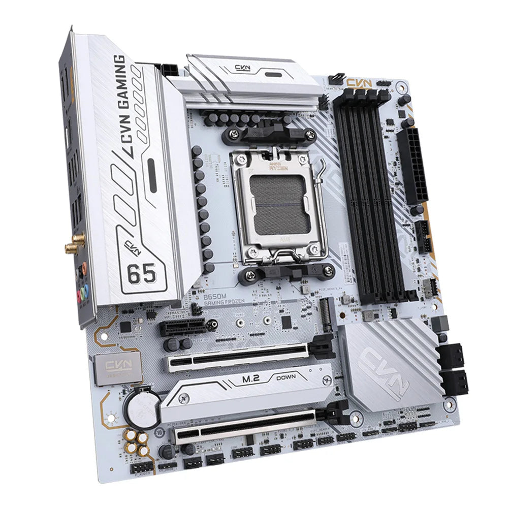 Colorful White CVN B550M GAMING FROZEN V15 2.5G Motherboard DDR4