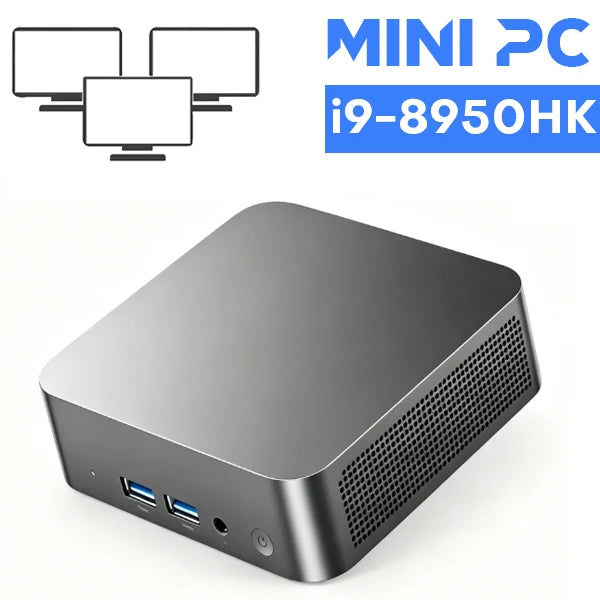 Mini PC Intel Core i9 8950HK i3 6100U Windows 11 16GB DDR 1TB SSD 4K HD
