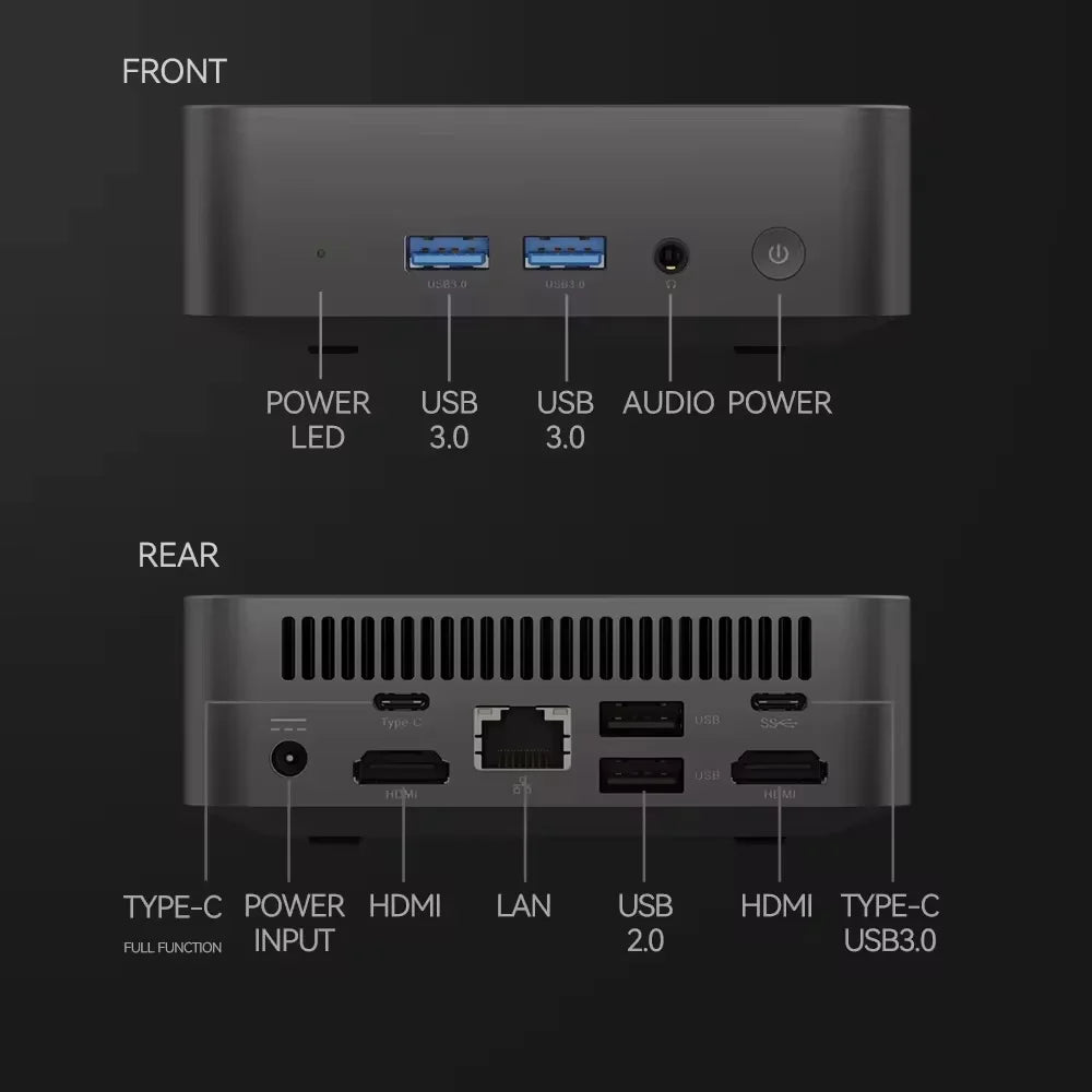 Mini PC Intel Core i9 8950HK i3 6100U Windows 11 16GB DDR 1TB SSD 4K HD