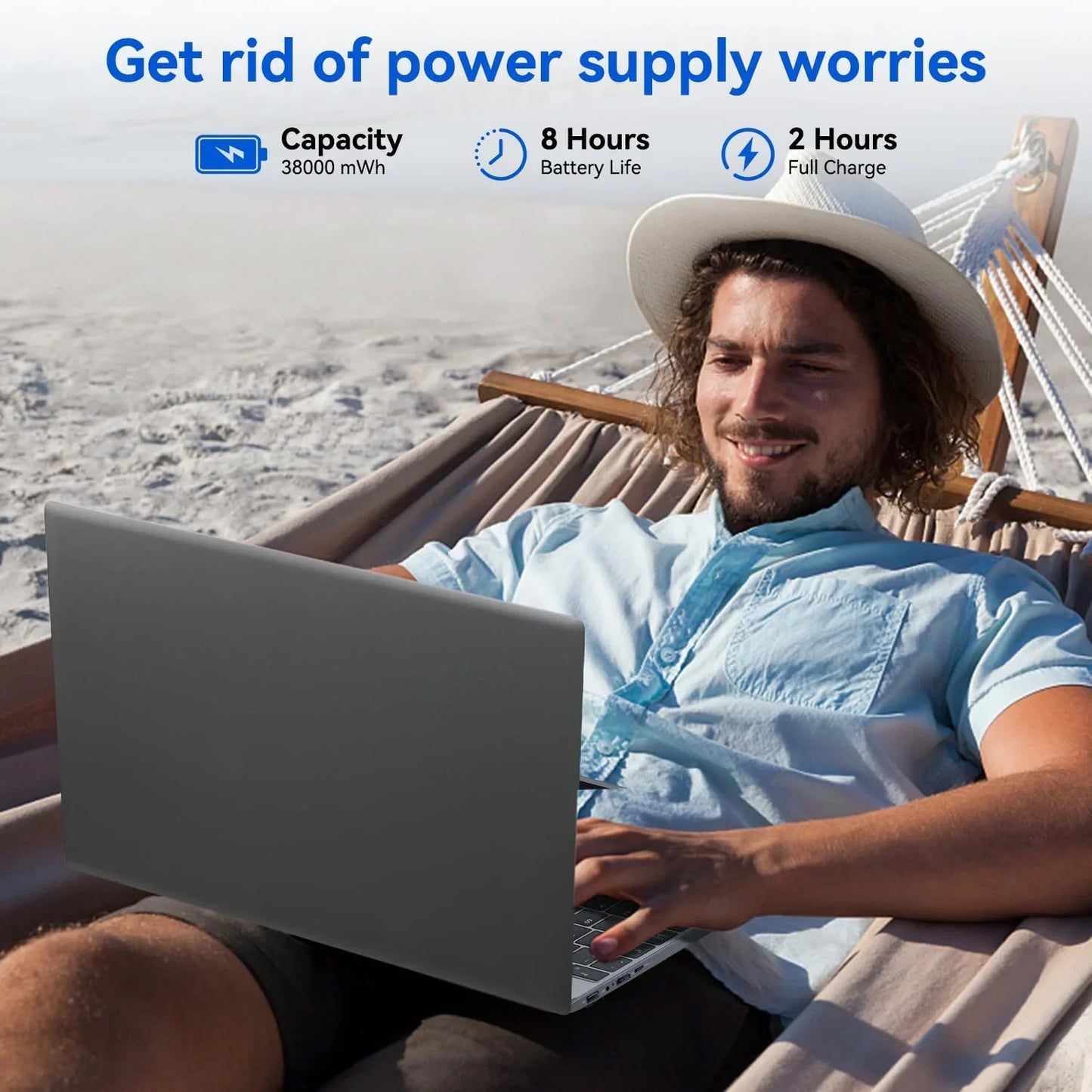 URAO LT1505 15.6 Inch Laptop 16GB DDR4 512GB SSD Intel N5095