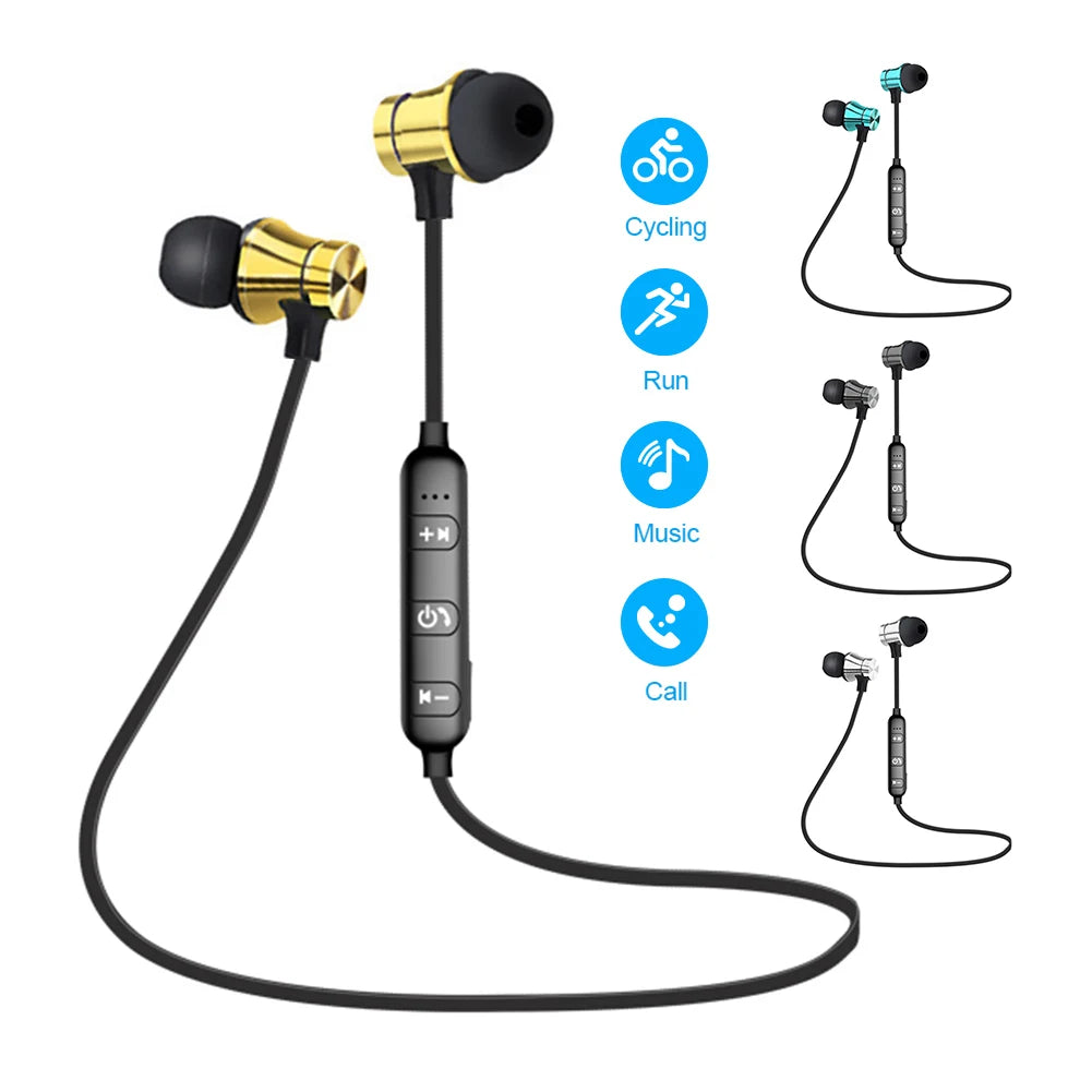 Magnetic Wireless bluetooth-compatible Earphones