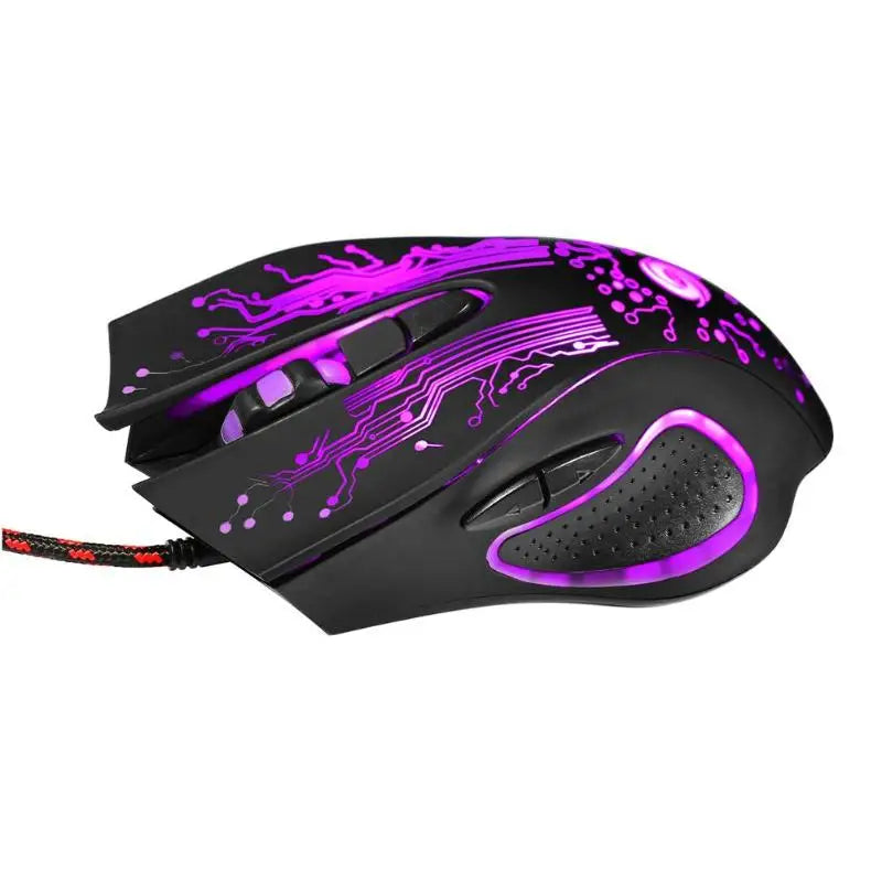 VODOOL USB Wired Gaming Mouse 6 Buttons 3200 DPI