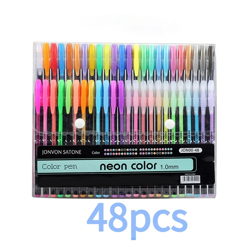 48 Colors Sketch Pen Kawaii Art Markers