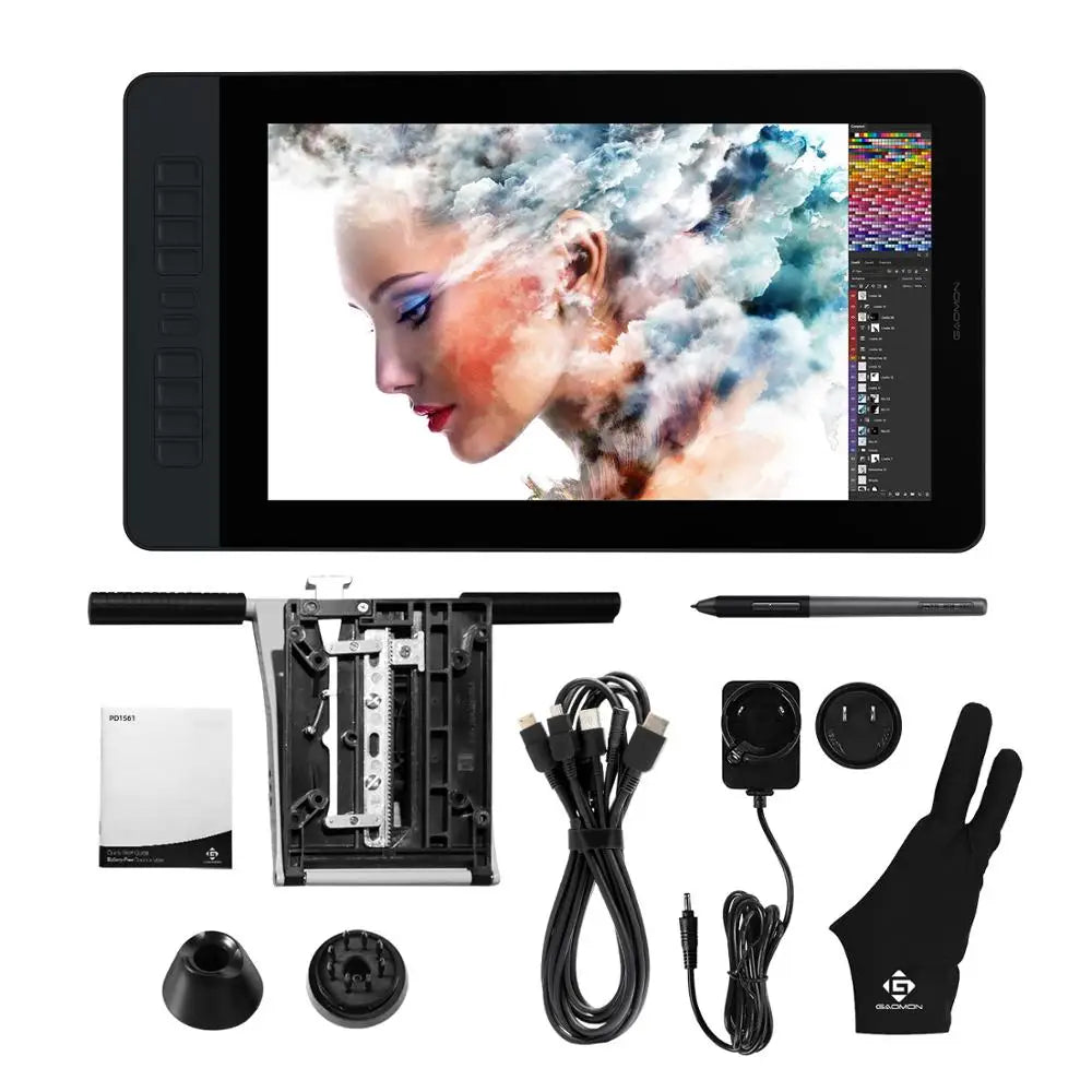GAOMON PD1561 Graphics Tablet Monitor 15.6 Inch Screen 72% NTSC