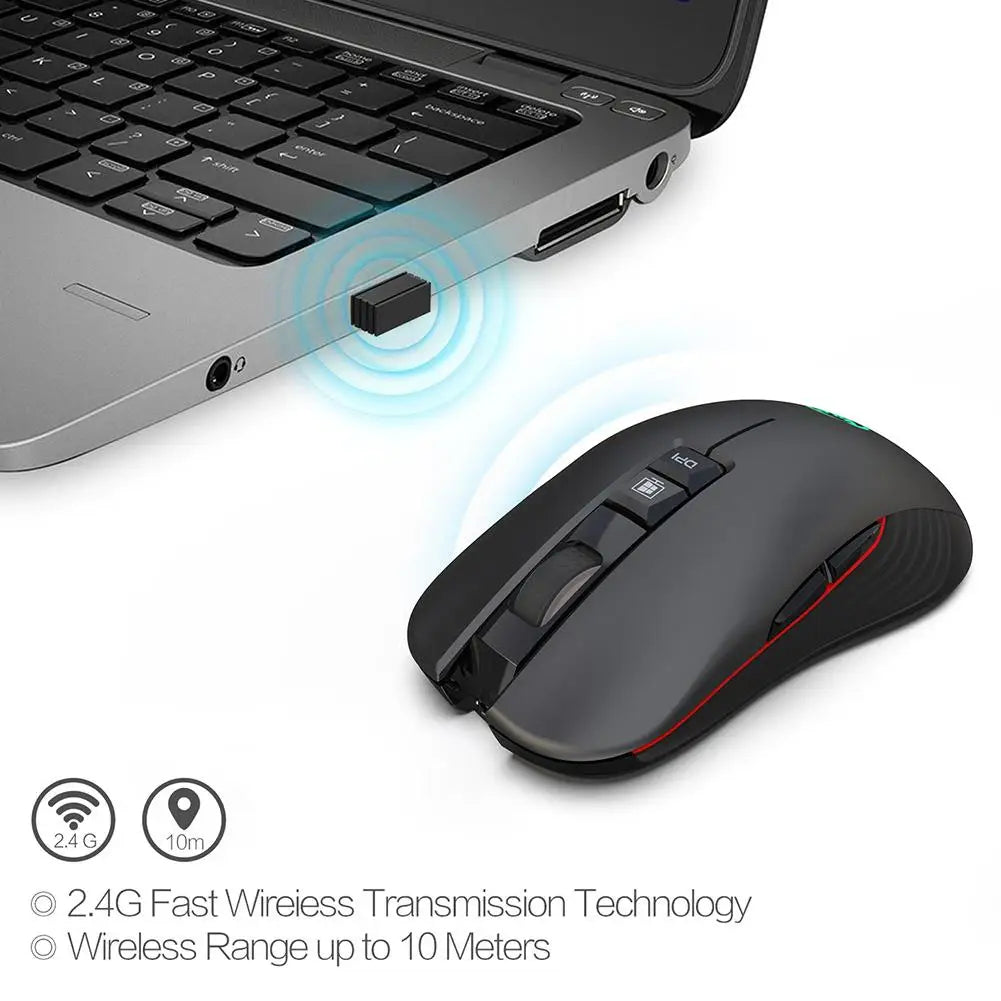 HXSJ T30 Wireless Gaming Mouse