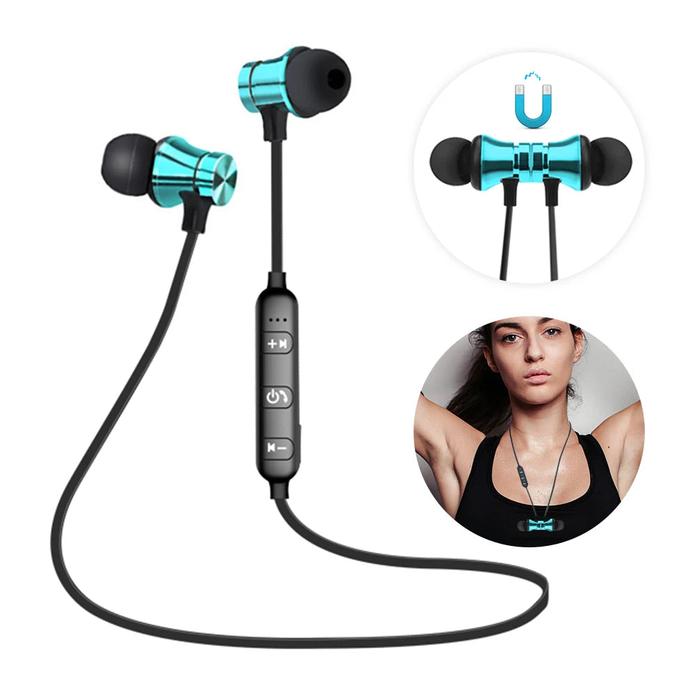 Magnetic Wireless bluetooth-compatible Earphones