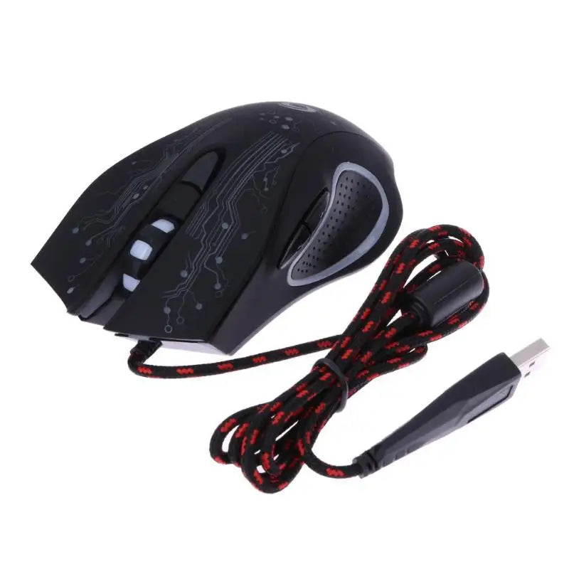 VODOOL USB Wired Gaming Mouse 6 Buttons 3200 DPI