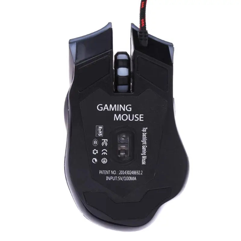 VODOOL USB Wired Gaming Mouse 6 Buttons 3200 DPI