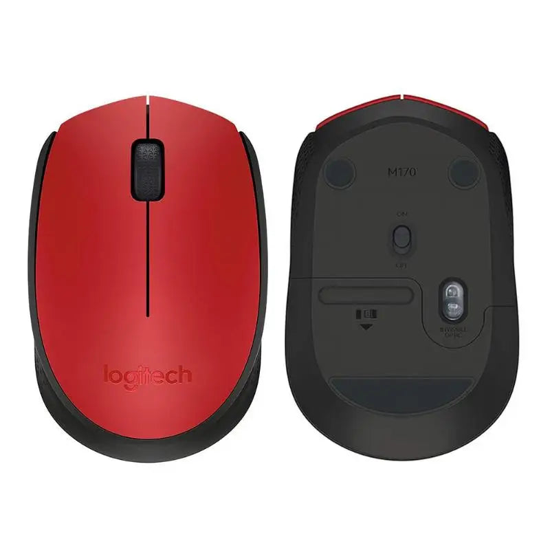 Logitech M170 Wireless Mouse 2.4GHz Optical Mouse 3 Buttons 2Ways Wheel Mice With Nano Receiver