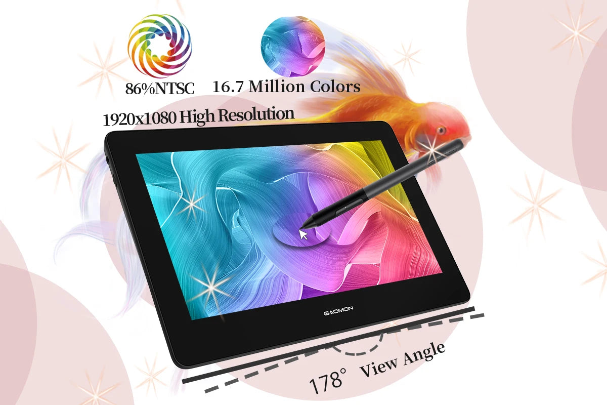 GAOMON PD1220 11.6 inch Graphics Tablet