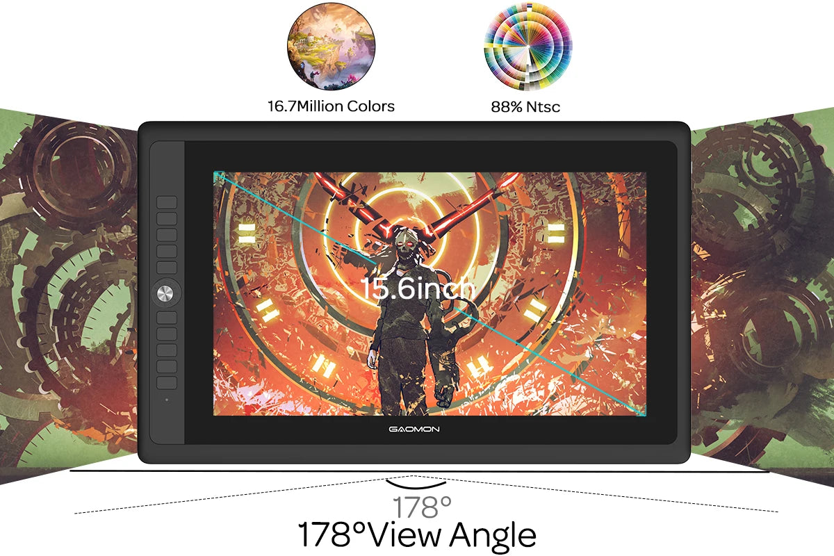 GAOMON PD156PRO Graphics Tablet  15.6” Full-Laminated 8192 Levels