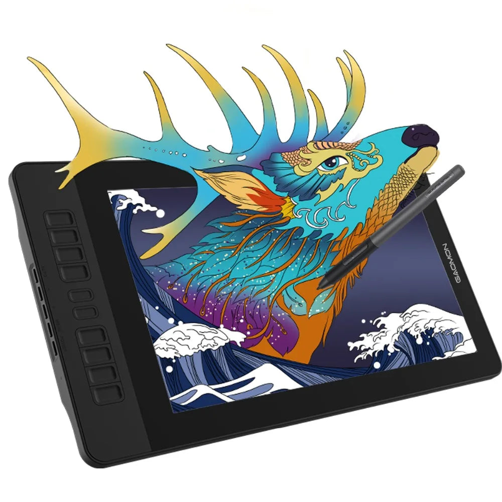 GAOMON PD1561 15.6 Inches Graphics Drawing Tablet with 10 Shortcut Keys