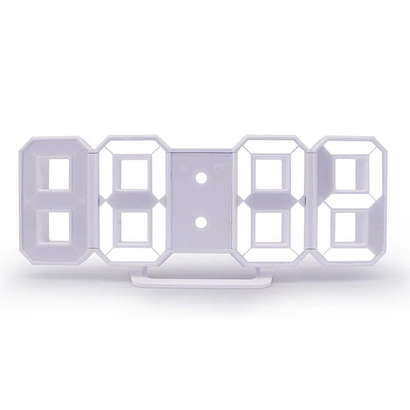 3D LED Digital Wall Clock