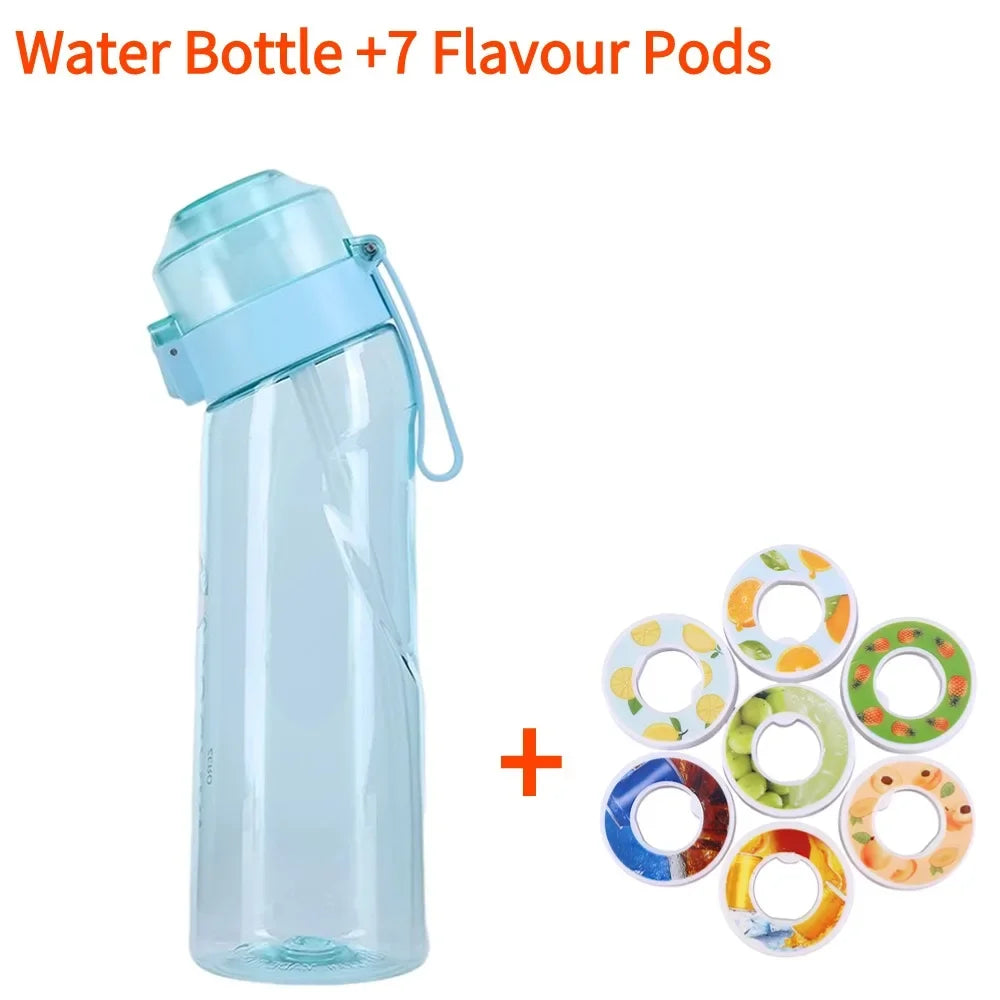 Flavored Water Bottle with 7 Flavour Pods, 650ml