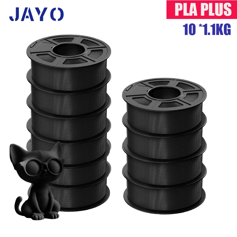 JAYO PETG/PLA PLUS/High Speed Matte PETG/PLA Filament 175mm 10 Rolls