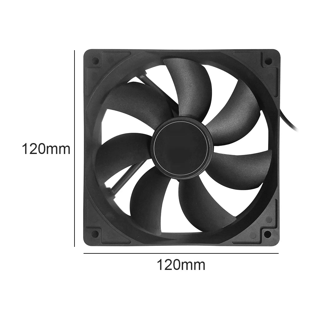 120mm 4 Pin PC Case CPU Cooling Fan