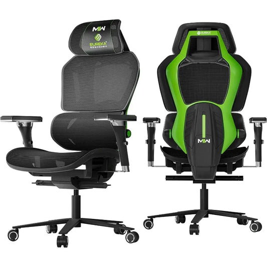Mesh Gaming Desk Chair with Adjustable Lumbar Support
