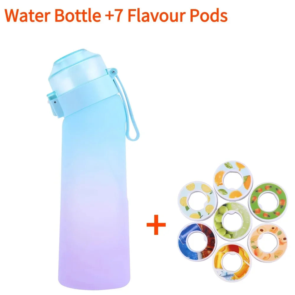 Flavored Water Bottle with 7 Flavour Pods, 650ml
