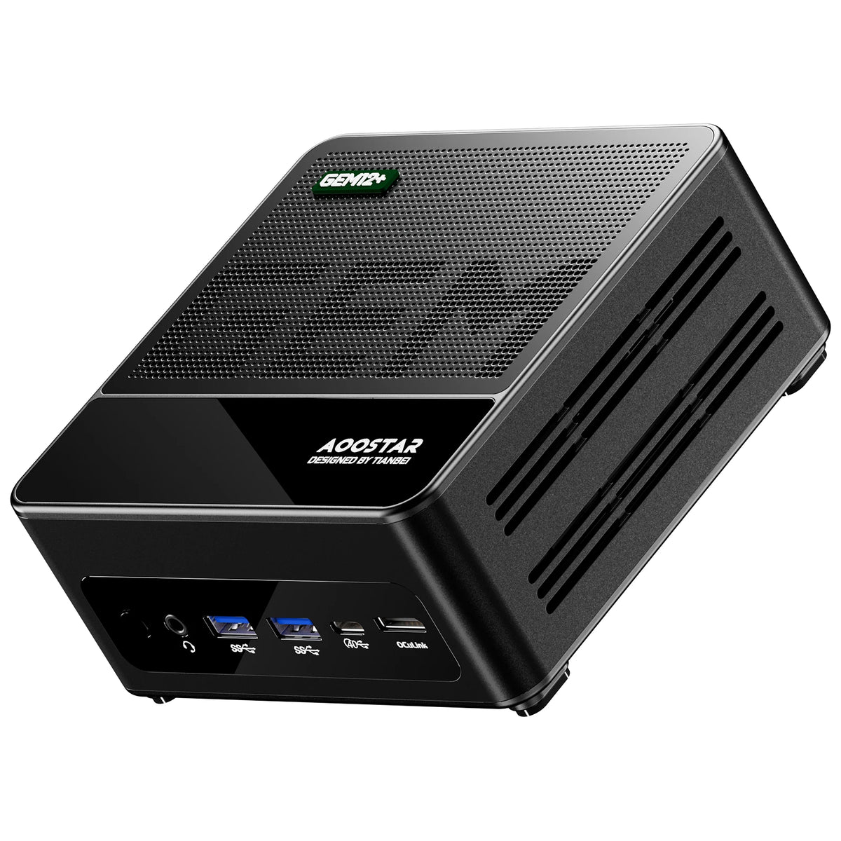 AOOSTAR GEM12+ Mini PC Barebone, AMD Ryzen 7 8845HS, Dual USB4 Port