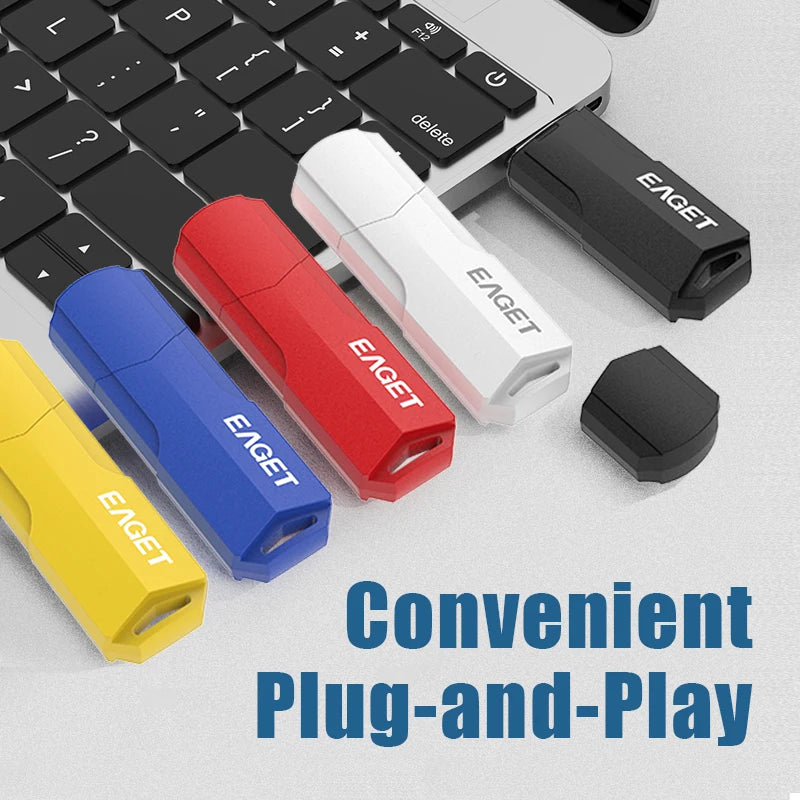 Eaget 10pcs/Pack USB 2.0 Flash Drive 4GB 8GB 16GB 32GB