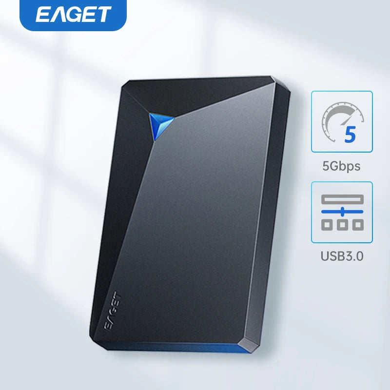 Eaget Portable External Hard Drive 1TB 5TB for PC Mac Desktop MacBook