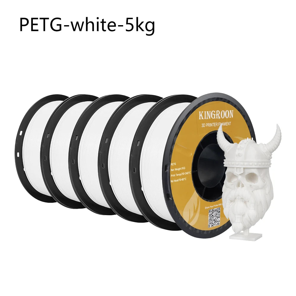 KingRoon 5KG 10KG PLA PETG Filament 1.75mm 3D Printer