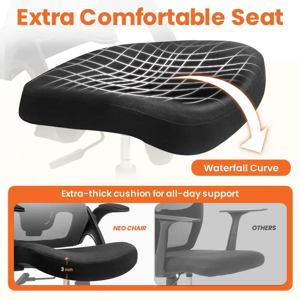 Office Desk Gaming Chairwith Rolling Wheels